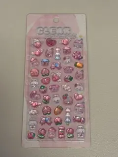 正規品クリアぷくぷくキャンディシール 吉田産業 シール3枚セット