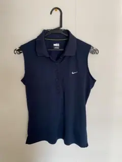 専用　Nike レディース ノースリーブポロシャツ ネイビー 160/84Aのサムネイル