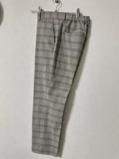 レディースパンツ　チェック　ウエストゴム