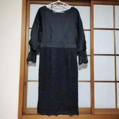 【未使用タグ付き】DRESS LAB ドレス　フォーマルワンピース　ブラック　L