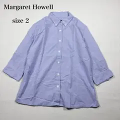 美品 Margaret Howell ギンガムチェック シャツ 2 日本製 - メルカリ