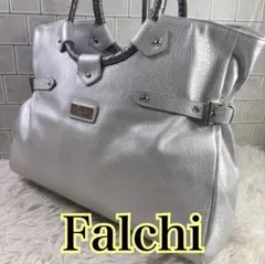 Falchi NEW YORK ファルチニューヨーク トートバッグ シルバー