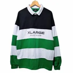XLARGE PANELED RUGBYエクストララージ ラガーシャツ XL