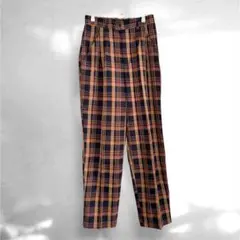 CEPO セポ カジュアルパンツ チェック柄 裏地なし 美品