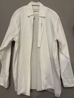 MARNI ホワイト コレクション使用変形長袖シャツ　46のサムネイル
