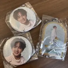 佐藤大樹 缶バッジ クリアチャーム セット