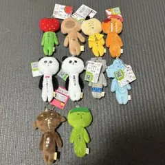 ゆきお ぬいぐるみ マスコット 10点セット