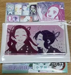 鬼滅の刃 箔押し！アクリルキーホルダーコレクション　胡蝶カナエ　しのぶ