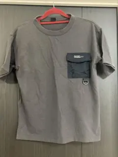 お値下げ　グレー Tシャツ フロントポケット付き 150