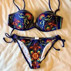 Billabong 日本未入荷 ビキニ エスニック 花柄 ボヘミアン ビーズ