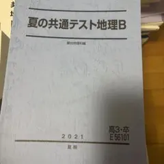 夏の共通テスト地理B 駿台夏期講習のサムネイル