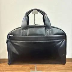未使用級】鴻池製作所 ボストンバッグ レザーブラックFantel 日本製