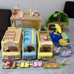 シルバニア　ようちえん　ようちえんバス　赤ちゃん汽車ぽっぽ　妖精さんのひみつの木