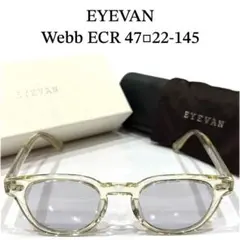 【極美品】正規品 EYEVAN Webb 47 ECR 新品ライトグレーレンズのサムネイル