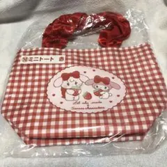♡サンリオくじ♡Sanrio Lil' ala mode ミニトート 赤