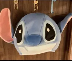ディズニー　スティッチ 耳付き被り物　タグ付き　サイズ大きめ