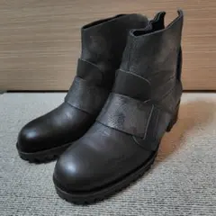 【未使用】D'ICI 　23cm　迷彩柄ブーツ　モードエジャコモ