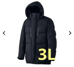 【新品】3Lサイズ 黒 XShelterプレミアムギガパフダウンコート