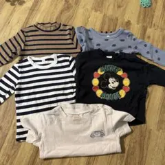 男の子　トップス　無印　保育園 ロンT 長袖　半袖　Tシャツ 80 まとめ