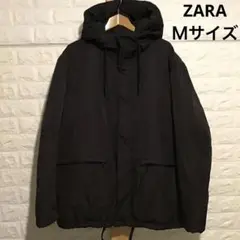 ZARA フード付き中綿ジャケット M