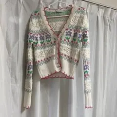 ZARA カーディガン 長袖 花柄 美品☆のサムネイル