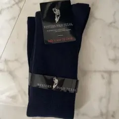 WESTERN POLO TEXAS レディース ソックス ネイビーのサムネイル