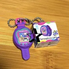 ✰　おかしなたまごボーロっち パッケージチャーム　たまごっちユニ　パープルのサムネイル
