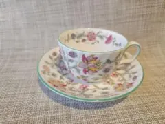 ミントン　 花柄カップとソーサー