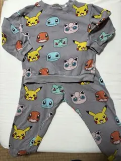 ポケモン パジャマ　裏起毛　110cm