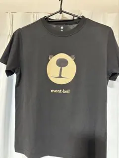 mont-bell クマ顔プリント Tシャツ