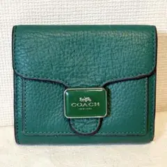 Coach コーチ 財布 緑 グリーン