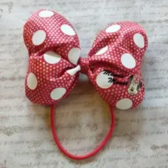 ミニーちゃん　リボン　ヘアゴム　髪飾り