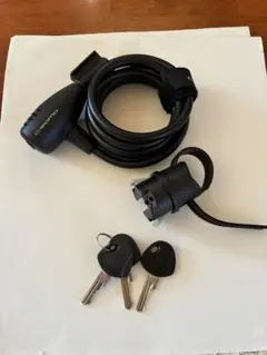 CROMO 自転車用ワイヤーロック 鍵付き