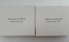 新品未開封　SHOLAYERED SKINCARE SET トライアルセット2箱