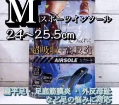 超吸収+高反発！RelaKino AIRSOLE エアソール 中敷き Mサイズのサムネイル