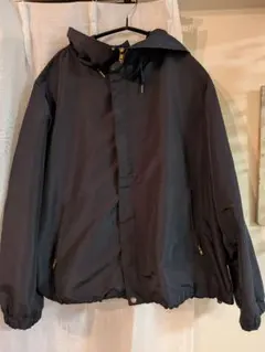 niko and　ニコアンド　黒ナイロンジャンパー　ウインドブレーカー