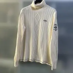 Callaway ⭐️オフホワイトセーター タートルネック