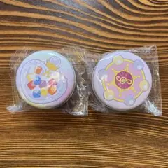 おジャ魔女どれみ　メモ　缶　タララップ　コロンタップ　2点セット