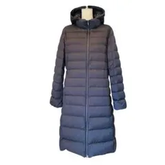 美品　ユニクロ　レディース　ダウンコート　ロング　XL　ダークグレー