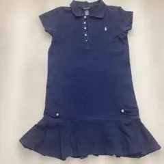 Polo ラルフローレン　ポロシャツワンピース　160cm ネイビー