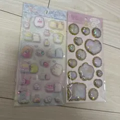 すみっコぐらし　キラッとぷくぷくエアーシール　ふにふにシール　セット　正規品
