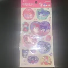 ポップデコパーティー わたあめカプセルシール　クロミ マイメロ