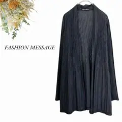 美品FASHION MESSAGEラップカーディガン フレア 高みえ 1691