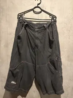 HOBO dnm デニムハーフパンツ ワイド