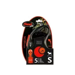 新品未開封＊フレキシ リード NEW NEON オレンジ Sのサムネイル