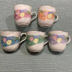 コーヒーカップ　ソーサー5点セットのサムネイル
