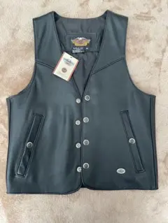 Thrashin Supply】レザーベスト サイズL(O0004) Thrashin Supply