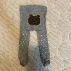 baby gap クマタイツ　0-12m