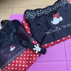 ミニーマウス トートバッグとフックセット