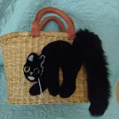 CAT IN DA HOUSE ! かごバッグ　キャットインダハウス　虎　トラ CAT IN DA HOUSE ! かごバッグ キャットインダハウス 虎 トラ